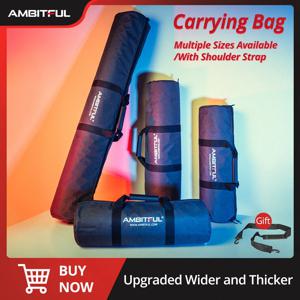 AMBITFUL TB PRO 50/60/70/80/90/100/110/120/130/140cm 패딩 카메라 모노 포드 삼각대 운반 가방 케이스 휴대용 어깨 끈