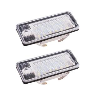 2PCS 후면 LED 라이센스 플레이트 라이트 아우디 A3 S3 8P A4 S4 B6 B7 A6 C6 S6 A8 S8 Q7 RS4 RS6 플러스 Avant 자동 램프 라이트
