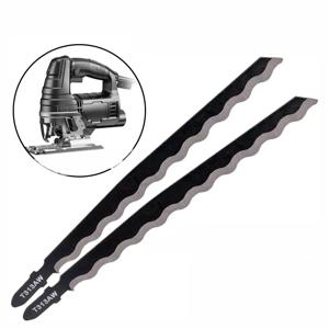 1개 범용 직소 블레이드 - 길이 152mm, 물결 모양 치아, 목재, 부드러운 재료, 가죽, 판지, 플라스틱 및 카펫 절단용