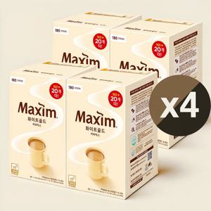 [무료배송] 맥심 화이트골드 커피믹스 720T (180Tx4개)