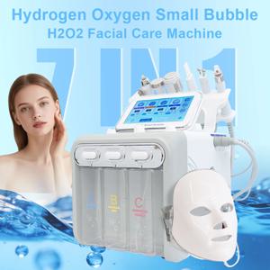 7 in 1 하이드라 프로페셔널 페이셜 머신 딥 클렌징 바이오 리프트 워터 수소 산소 스몰 버블 뷰티 스파 아쿠아 페이셜 디바이스