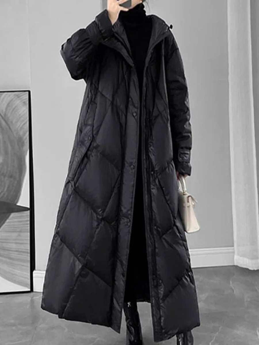 여성용 두꺼운 패셔너블 겨울 코트 중간 길이 따뜻한 코튼 재킷 한국 스타일 루즈핏 긴소매 지퍼 클로저