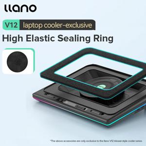 Llano V12 V10 터보 팬 RGB 노트북 쿨러 먼지 필터 메모리 패드 12V/3A 36W DC 전원 어댑터 전원 공급 장치 액세서리