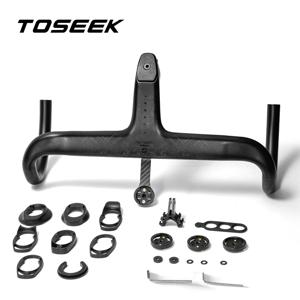 TOSEEK 카본 핸들바 로드 카본 핸들바 T800 카본 일체형 핸들바 Di2 자전거 액세서리 카본 드롭바