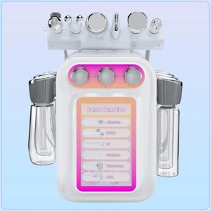 6 in 1 수소 산소 작은 거품 기계 페이셜 클렌저 하이드로 더마브레이션 워터 산소 스프레이 미용 장비 피부 강화