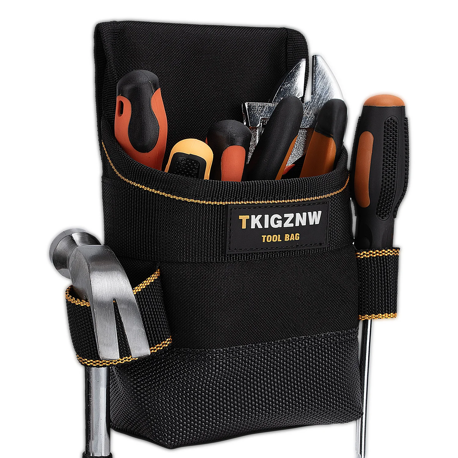 Tkignw 기능성 수납 가방 옥스포드 천 허리팩 하드웨어 수리 도구 포켓 렌치 플라이어 전기공 가정용 벨트