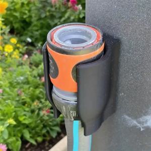 정원 호스 홀더 벽걸이형 야외 호스 홀더 노즐용 미끄럼 방지 브래킷 액세서리 스프레이어 부착물 정원용