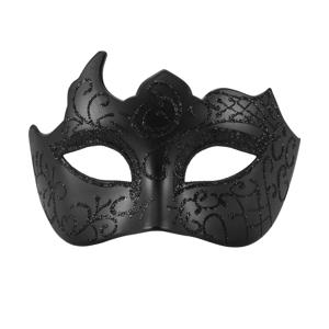 ABQR 1팩 소년용 가면 무도회 파티 눈가리개 새로운 카니발 의상 섹시한 파티 장식 블랙