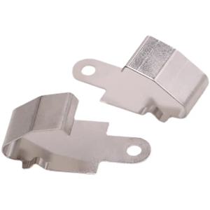 100개/묶음 니켈 도금 스프링 스틸 A, AA, CR2, 9볼트 배터리 접점, 5209 리프 스프링 접점 키스톤 대체품