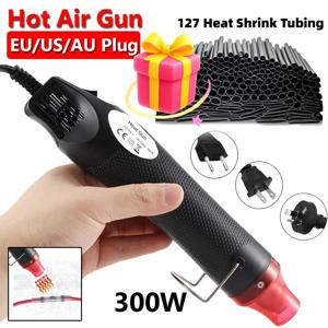 300W 핫 에어 건 휴대용 미니 히터 DIY 공예 엠보싱 수축 포장 PVC 다기능 핸드헬드 전기 열 도구
