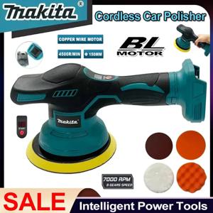 마키타 무선 광택기 8단 디지털 디스플레이 전기 광택기 자동차 왁싱 폴리싱 기계 18V 리튬 배터리용