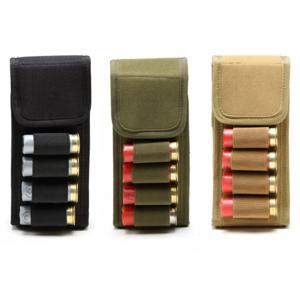 전술 MOLLE 매거진 파우치 - 16 라운드 12GA 탄약 쉘 홀더, Airsoft 용 Hunting Bandolier 카트리지 백