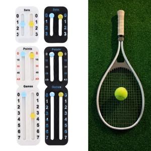 라켓용 테니스 점수 기록기 쉽게 장착 가능한 소형 점수판 게임 세트의 점수를 기록하는 가벼운 테니스 점수 카운터