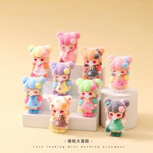 귀여운 플러시 중국 스타일 난시 블라인드 박스 액세서리, 트렌디한 장난감, 블라인드 박스, 블라인드 백, 열쇠고리, 데스크탑 생일 선물