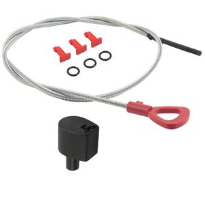 메르세데스 722.6 시리즈 변속기 오일 딥스틱 (캡 및 핀 포함) OEM 140589152100 (C230, C240, C32, AMG CLK320, CLK500 용)