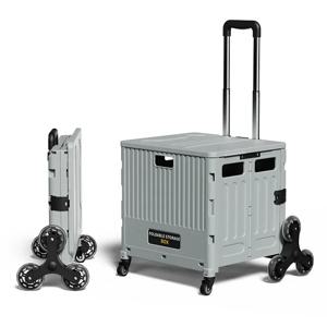 고품질 여행 가방 접이식 캠핑 가정용 수납함 식료품 쇼핑 카트 휴대용 접이식 쇼핑 카트 야외 트롤리