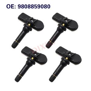 4PCS 자동차 TPMS 센서 9808859080 시트로엥 점피 피아트 스쿠도 푸조 엑스퍼트 토요타 프로에이스 TPMS 433MHZ 용 타이어 압력 센서