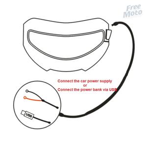 겨울 오토바이 전기 난방 필름 헬멧 난방 용 안개 방지 바이저 울트라 클리어 렌즈 패치 필름