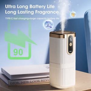 충전식 미니 에센셜 오일 디퓨저 5단계 아로마테라피 기계 대형 미스트 공기 가습기 가정용 차량용 사무실용