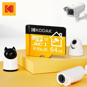 새로운 코닥 마이크로 SD 카드 32GB 64GB 128GB 256GB 메모리 카드 (보안 카메라, 블랙박스, 스마트폰용) TF 카드 마이크로SD 카드