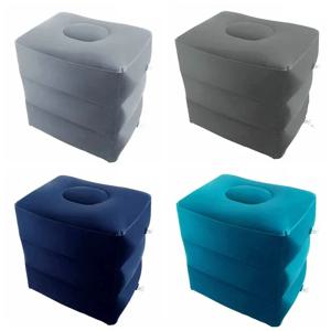 PVC 어린이 비행 수면 발 받침대 베개 비행기 자동차 버스 베개에 휴식 베개 풍선 여행 발 받침대 베개 발 패드