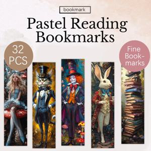 32개, 북마크, 개학 시즌, 복고풍 할로윈, 크리스마스, 스승의 날, 독자 및 생일 선물에 적합합니다.