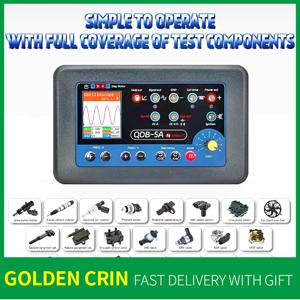 자동차 액추에이터 테스터 오실로스코프 센서 멀티미터 PWM 신호 발생기 CRIN 인젝터 드라이버 점화 코일 도구 QDB-5A