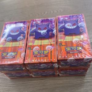 재고 있음 오리지널 간체 중국어 포켓몬 젬 팩 Vol.3 스칼렛 앤 바이올렛 부스터 박스 PTCG 트레이딩 카드 게임 컬렉션