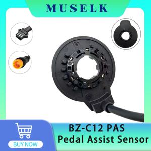 전기 자전거 변환 키트 부품 토크 센서 자전거 DIY 부품 전기 자전거 좌측 PAS 센서 C12L 12 신호 페달 24V36V48V