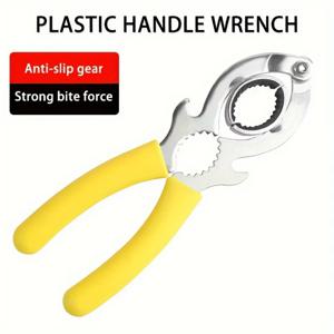 다기능 수도꼭지 에어레이터 렌치, 싱크대 물꼭지 도구, 미끄럼 방지 손잡이, 필터 제거용, 가정 수리에 필수품