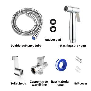 스테인리스 스틸 휴대용 비데 스프레이어 세트, 셀프 클리닝 핸드 비데 수도꼭지 샤워 헤드 (욕실용)