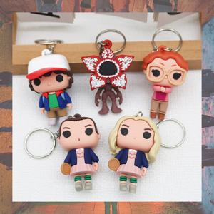 팝 포켓 팝 일레븐 스트레인저 키체인 로빈 바브 스티브 더스틴 키링 체인 모델 장난감 성인 어린이 선물 장난감