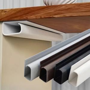 1개 PVC 책상 케이블 트레이, 책상 아래 케이블 관리 채널, 케이블 레이스웨이, 코드 숨김, 가정 및 사무실용 무타공 와이어 정리함