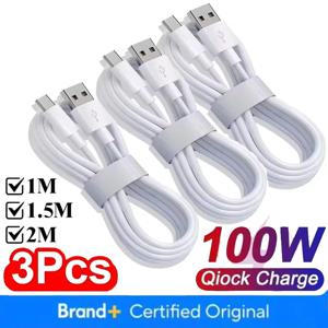 6A 100W 타입 C 고속 충전 케이블 폰 충전기 USB C 데이터 케이블 화웨이 메이트 40 50 아너 샤오미 삼성 퀵 차지 케이블
