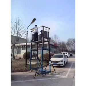 새로운 이동식 리프팅 플랫폼 전동 스캐폴딩 실내외 장식 고소작업장 접이식 분해 조립식