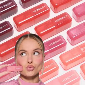 후다 뷰티 블러쉬 필터 소프트 글로우 리퀴드 블러쉬 샤이니 립 글로스 블러셔 립스틱 코튼 캔디 버블껌 컨실러 화장품