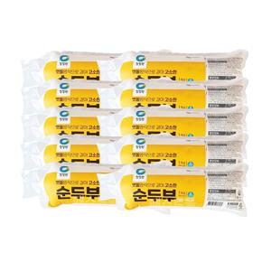 청정원 맷돌방식으로 갈아 고소한 순두부 1kg 10개