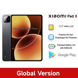 글로벌 버전 샤오미 패드 8 태블릿 11.2인치 LCD 144Hz 스냅드래곤 ®   8세대 4 9200mAh 배터리 45W 터보 충전 4개 스피커
