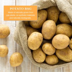 대형 황마 가방, 식물 재배용, 정원 보관용, 황마 재배 자루, 홍수 방지 모래주머니, 감자 가방, 경주 게임 가방, 정원 용품
