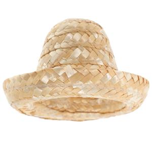 미니 밀짚병 뚜껑 모자 수공예 미니어처 캡 병 장식용 애완동물 의상 공예 용품 밀짚모자 스타일