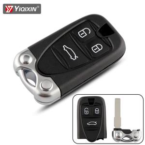YIQIXIN 3 버튼 원격 키 교체 Alfa Romeo 159 Brera 156 스파이더 스마트 자동차 키 쉘 블레이드 자동차 액세서리