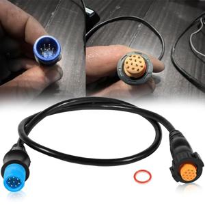 MX 010-12122-10 어댑터, 8 핀 Xdcr-12 핀 사운더 어댑터 XID, 가민 에어마르, 에코맵 칩, 에코맵 UHD, 에코맵 울트라용