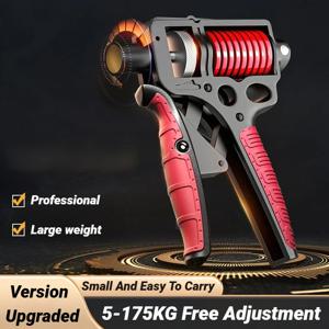 5-175Kg 조절 가능한 스틸 스프링 헤비 핸드 그립 운동 강화기 그립퍼 손가락 확장기 팔목 전완근 트레이너