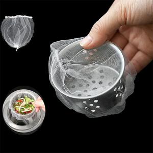 안티 막힘 싱크 스트레이너 메쉬 가방 200/100PCS 일회용 배수 필터 음식물 쓰레기 청소 그물에 대 한 주방 쓰레기 봉투