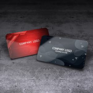 주문 PVC 명함 플라스틱 방수 카드는 디자인 둥근 모서리를 개인화했습니다 광택 있는 광택이 없는 서리로 덥은 PVC 명함