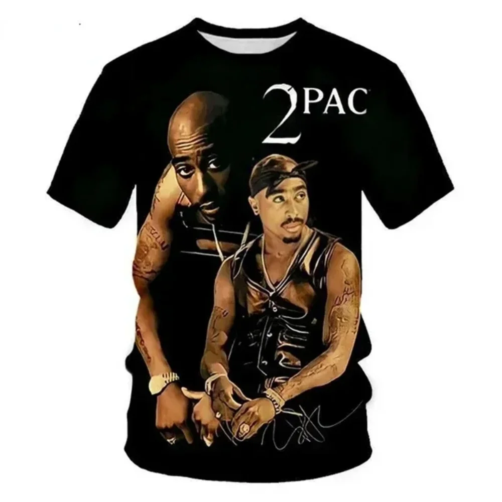 새로운 티셔츠 하라주쿠 남성 티셔츠 패션 2pac 그래픽 티셔츠 힙합 남성 티셔츠 여름 탑 티셔츠 남자 디자이너 의류