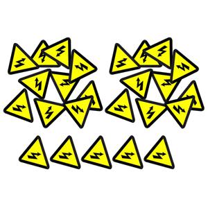 25 Pcs 고전압 스티커 경고 표시 스티커 전기 안전 라벨 전기