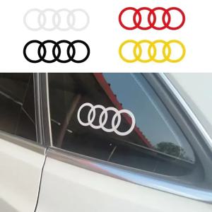 아우디 2PCS 자동차 창문 스티커 측면 차체 장식 RS5 RS6 RS4 RS3 RS7 S라인 A3 A4 A6 A5 A7 Q5 Q7 S2 S3 S5 S6 S8 S7 S4