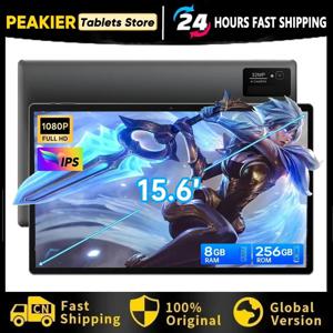 2025 태블릿 15.6인치 안드로이드 14 업그레이드된 대형 태블릿 1920x1080 IPS 스크린 Helio G99 옥타코어 CPU 6GB+128GB+1TB 확장 WiFi