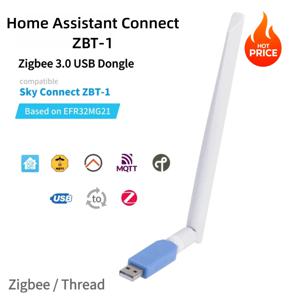 홈 어시스턴트 커넥트 ZBT-1 USB 스틱 Zigbee 3.0 동글 스카이 커넥트 ZHA Z2M 오픈쓰레드/매터 호환 스마트 홈용
